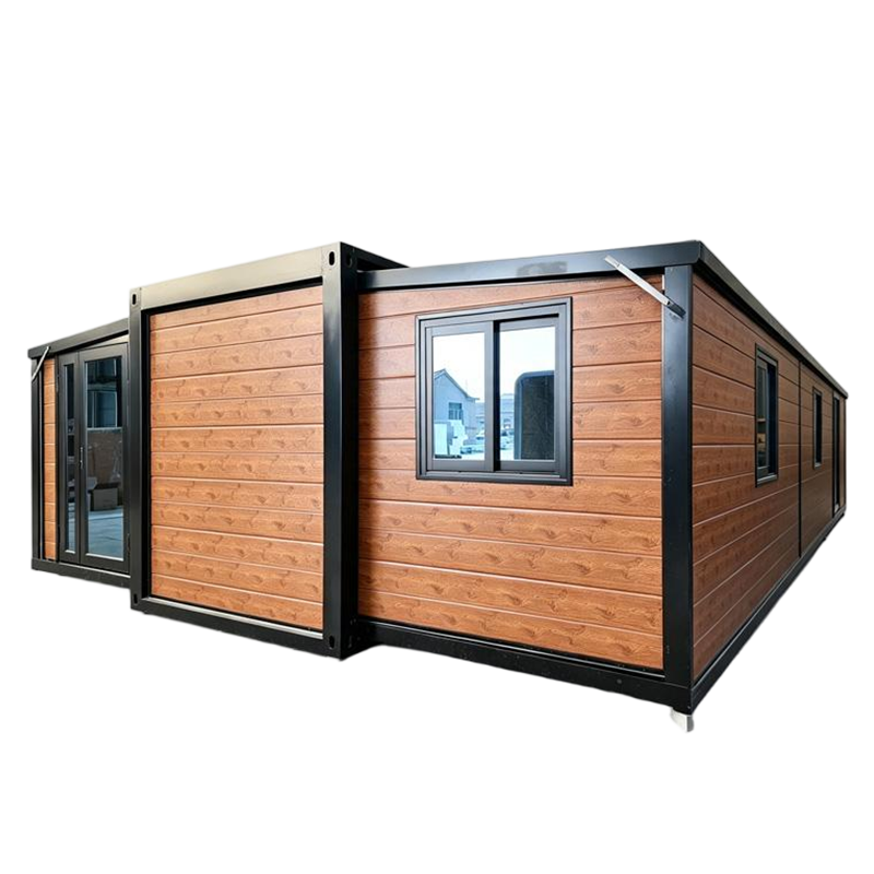 Double-wing expandable container house