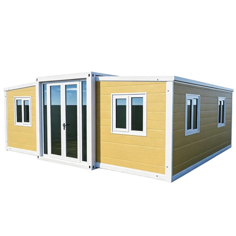 Double-wing expandable container house